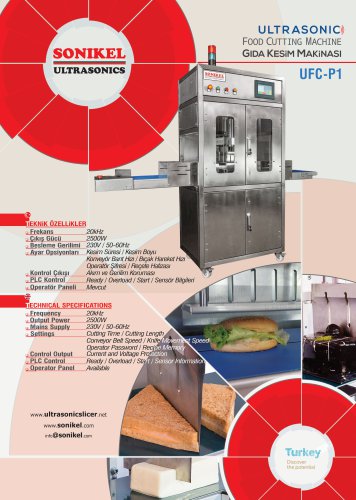 ULTRASONIC FOOD CUTTING SYSTEM UFC-P1