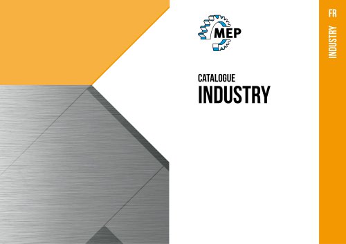 CATALOGO MEP INDUSTRY 2016 - FRANCESE