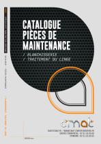CATALOGUE PIÈCES DE MAINTENANCE - 1