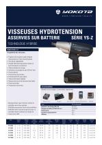 Yokota viseuses hydrotension asservies sur batterie, YS-Z - 1