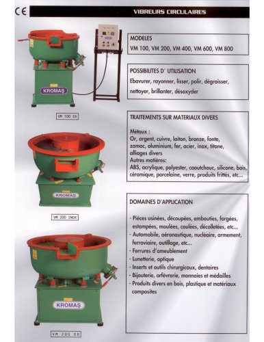 VIBREURS CIRCULAIRES