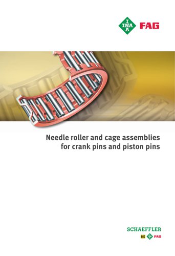 Needle roller and cage assemblies for crank pins and piston pins (TPI 94)