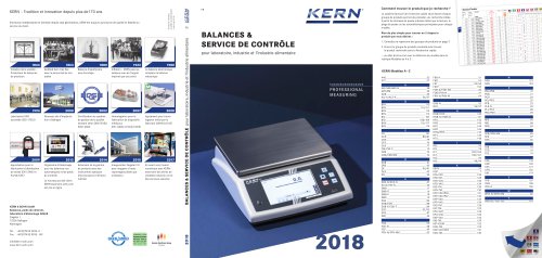 BALANCES & SERVICE DE CONTRÔLE