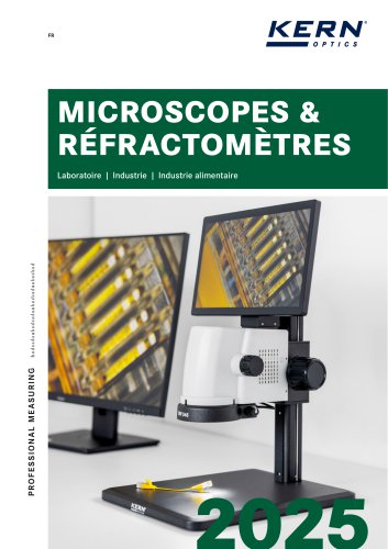 Microscopes & Réfractomètres 2025