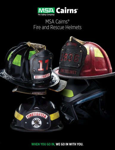 MSA Cairns&reg; Fire and Rescue Helmets