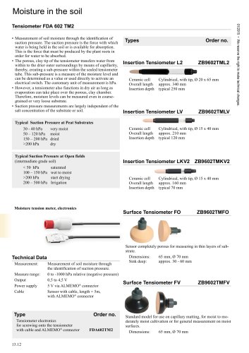 13.12 Tensiometer FDA 602 TM2