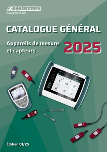 Ahlborn Catalogue général