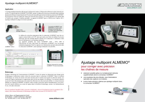 Ajustage multipoint