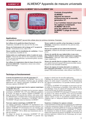 ALMEMO&reg; 202-S et ALMEMO&reg; 204