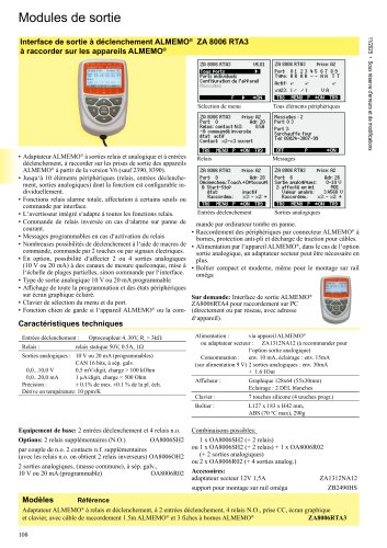 ALMEMO® 8006-RTA3-francais
