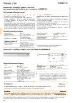 Anémomètres numériques à hélice pour applications spéciales