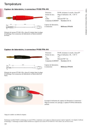 Capteur de laboratoire, &agrave; connecteur
