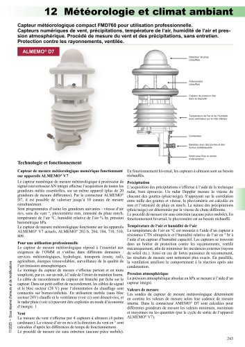 Capteur météorologique