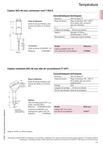 Capteur modulaire
