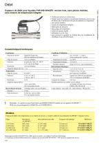 Capteurs de débit pour liquides version inox FVA 645-GVxQT5
