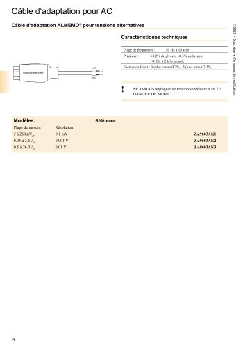 Connecteur ALMEMO&reg; pour AC