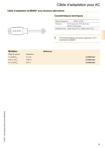 Connecteur ALMEMO® pour AC
