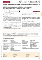 Connecteurs ALMEMO® pour Pt100-3