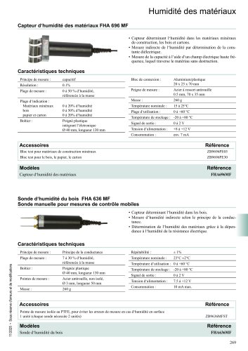 Humidité des matériaux