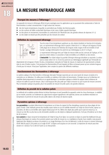 La mesure infrarouge