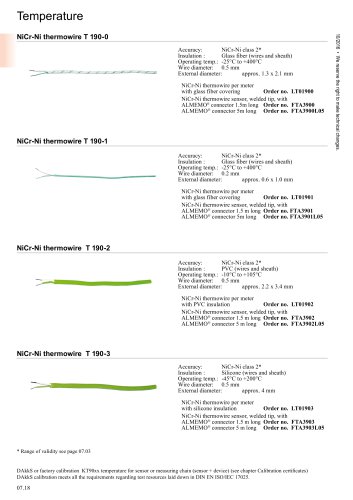 Thermo-wires