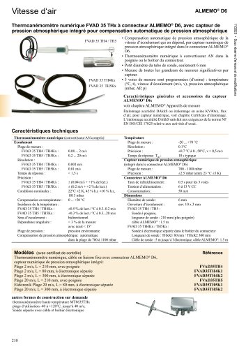 Thermoanémomètre D6