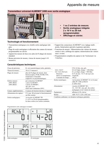 Transmetteur ALMEMO® 2490