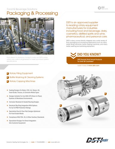 Packaging & Processing Brochure