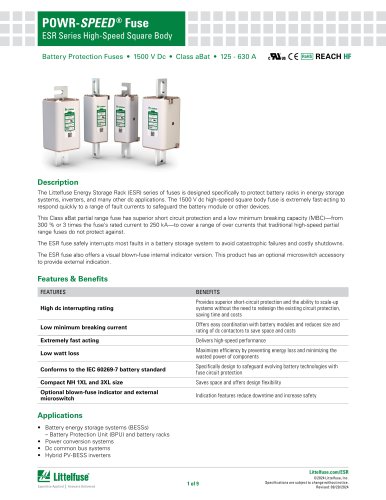 ESR_Fuse_Datasheet