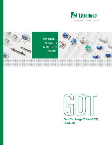 Littelfuse Gas Discharge Tube Product Catalog