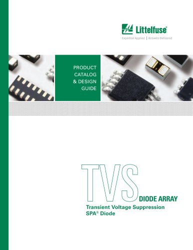 Littelfuse Transient Voltage Suppression (SPA® Diode) Products Catalog