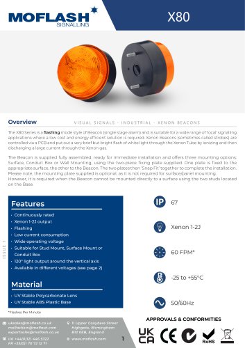 Datasheet - Beacon X80