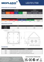 Fiche technique - Feu LED701-700 - 2