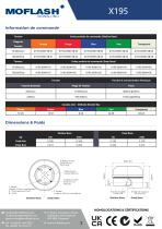 Fiche technique - Feu X195 - 2