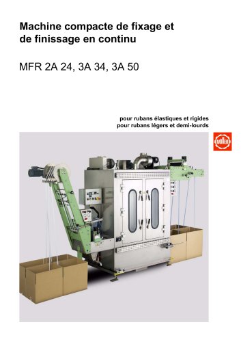 Machine compacte de fixage et de finissage en continu MFR 2A 24,3A 34,3A 50