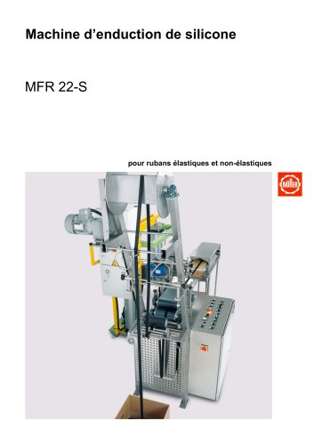 MFR 22-S – Silicone coating machine