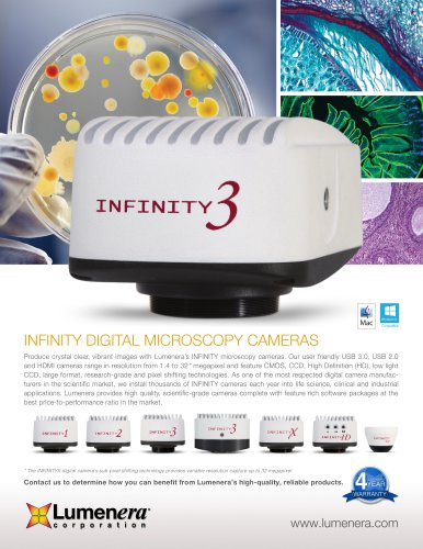 Microscopy (INFINITY) Cameras