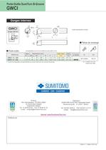 B-Groove - Outils à gorges SumiTurn - 4