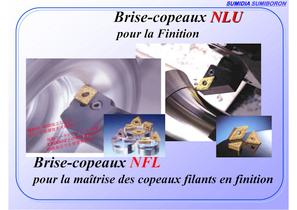 NFL nouveau brise-copeaux pour la finition des aciers doux et matières collantes - 1