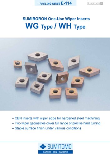 WG / WH Type SUMIBORON One-Use Wiper Inserts