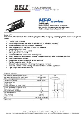 HFP SERIES - HFP2ST700-DE