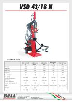 LOG SPLITTERS - VSD 43/18 N