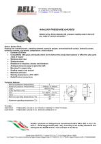 SYSTEM PARTS - PRESSURE GAUGE