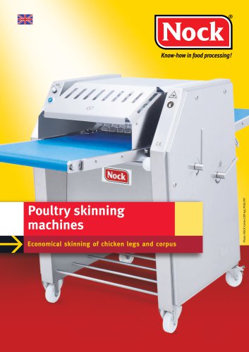 Poultry skinning machines