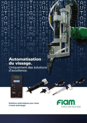 Solutions automatiques pour visser à haute technologie