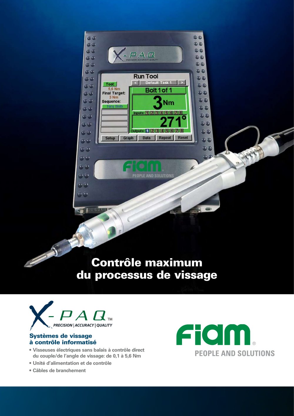 Syst&egrave;mes de vissage &agrave; contr&ocirc;le informatis&eacute; - FIAM
