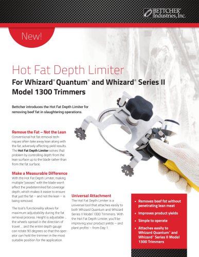 Hot Fat Depth Limiter