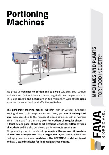 Portioning Machines