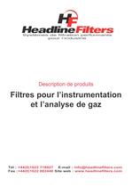 Filters for Instrumentation and gas analysis