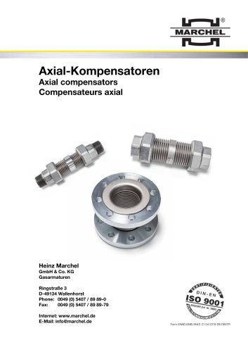 Axial compensators